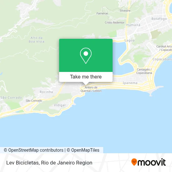 Lev Bicicletas map