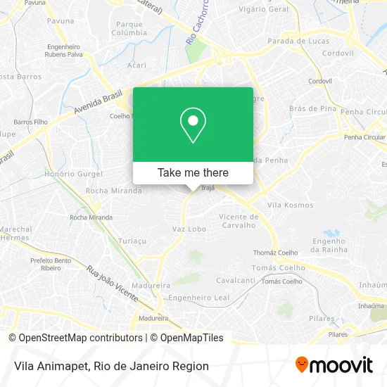 Vila Animapet map