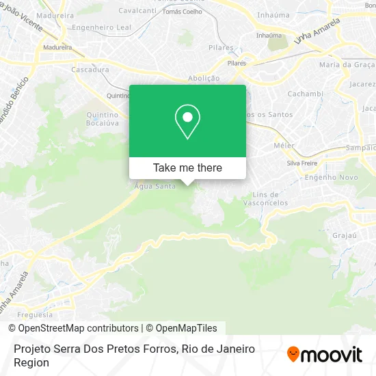 Projeto Serra Dos Pretos Forros map