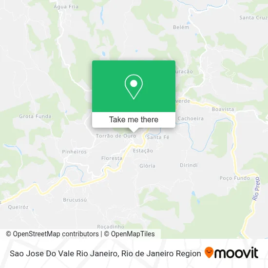 Sao Jose Do Vale Rio Janeiro map