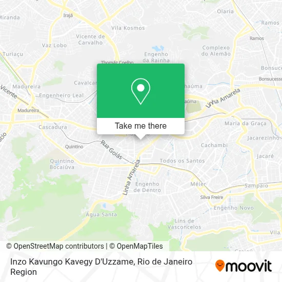 Inzo Kavungo Kavegy D'Uzzame map