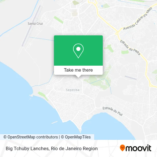 Big Tchuby Lanches map