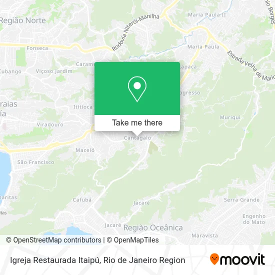 Igreja Restaurada Itaipú map