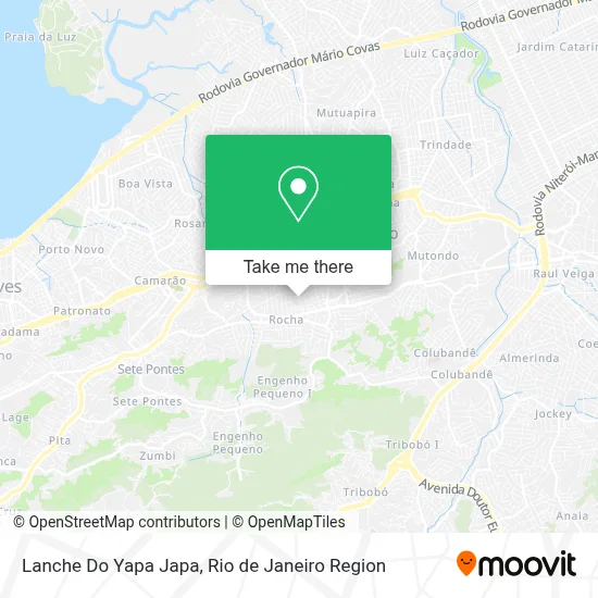 Lanche Do Yapa Japa map