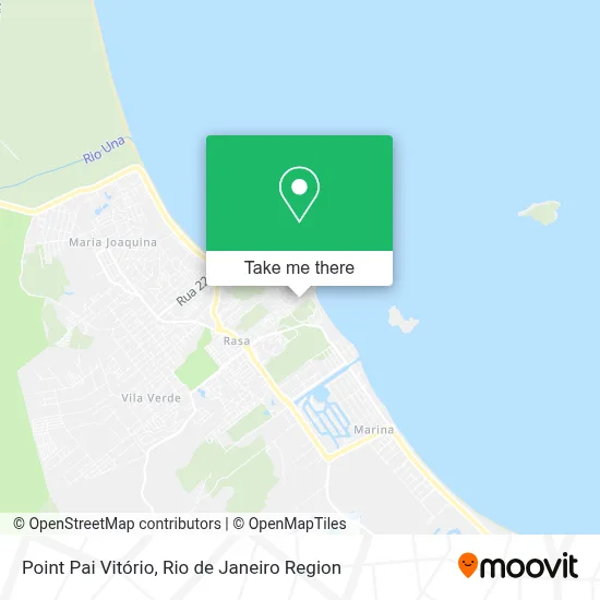 Point Pai Vitório map
