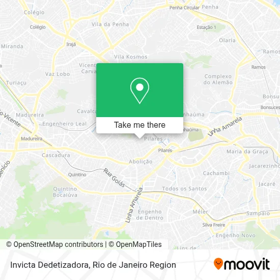 Invicta Dedetizadora map