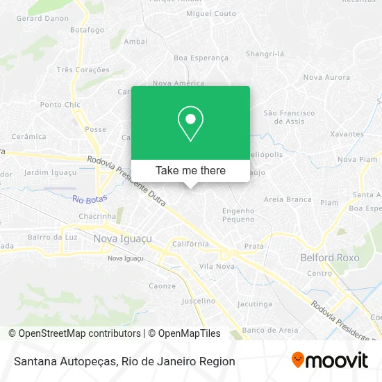Santana Autopeças map