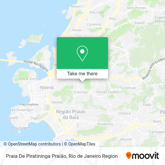 Praia De Piratininga Praião map