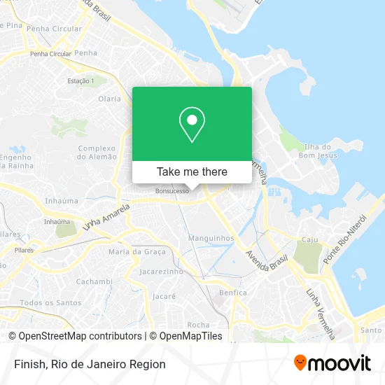 Finish map