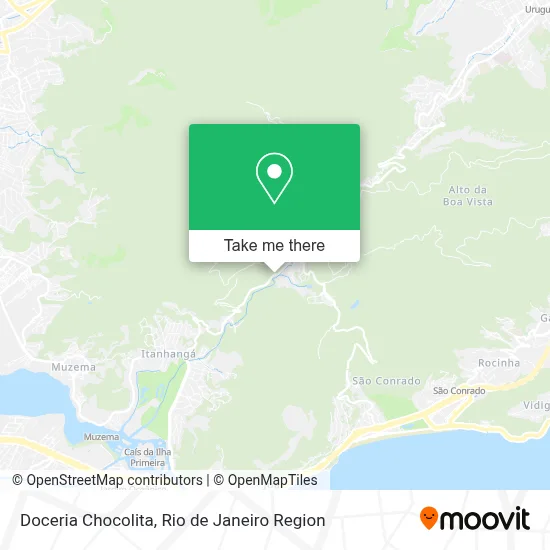 Doceria Chocolita map