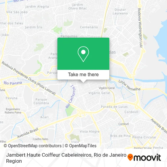 Jambert Haute Coiffeur Cabeleireiros map