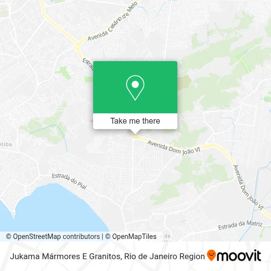 Jukama Mármores E Granitos map