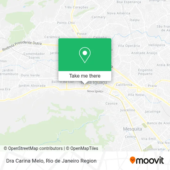 Dra Carina Melo map