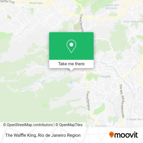 The Waffle King map