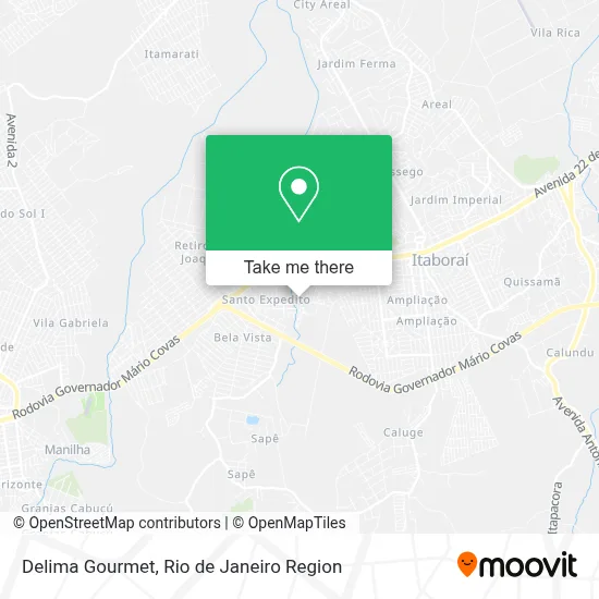 Delima Gourmet map