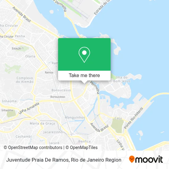 Juventude Praia De Ramos map