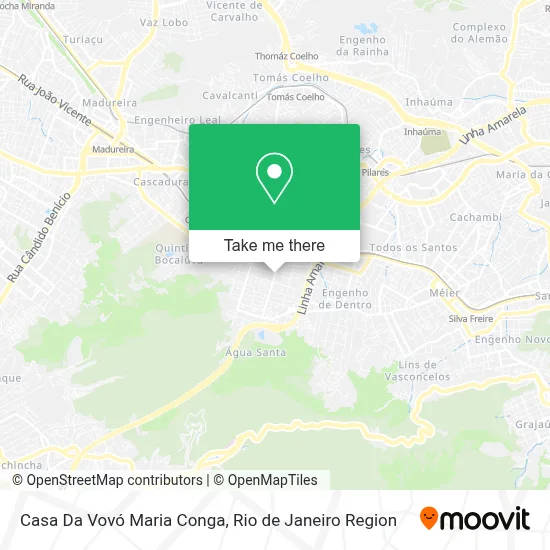 Casa Da Vovó Maria Conga map