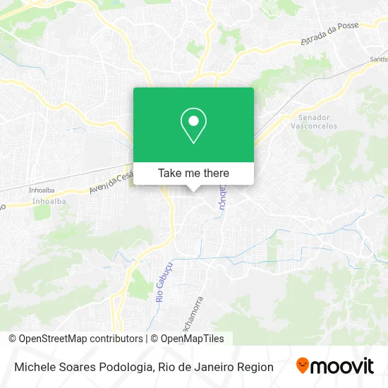 Michele Soares Podologia map