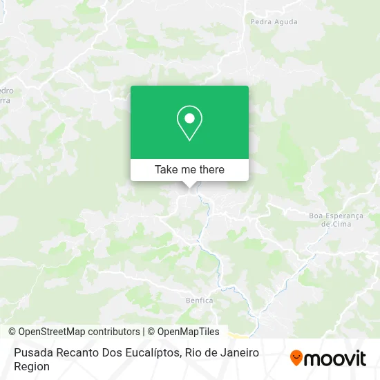 Pusada Recanto Dos Eucalíptos map
