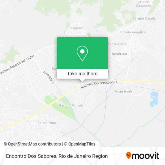 Encontro Dos Sabores map