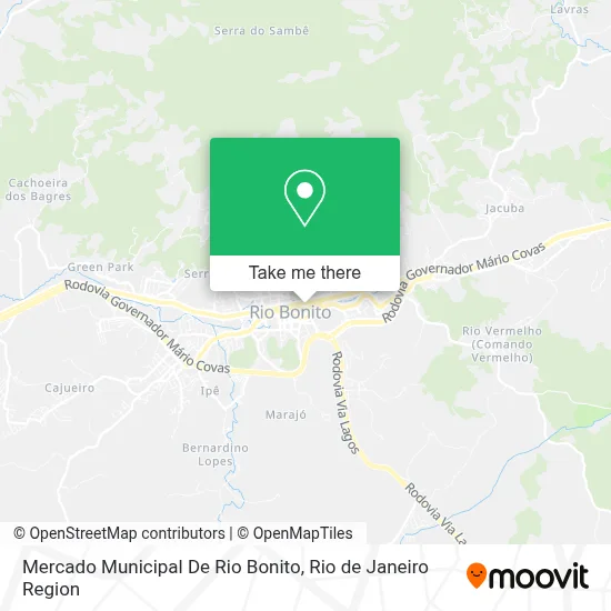 Mercado Municipal De Rio Bonito map