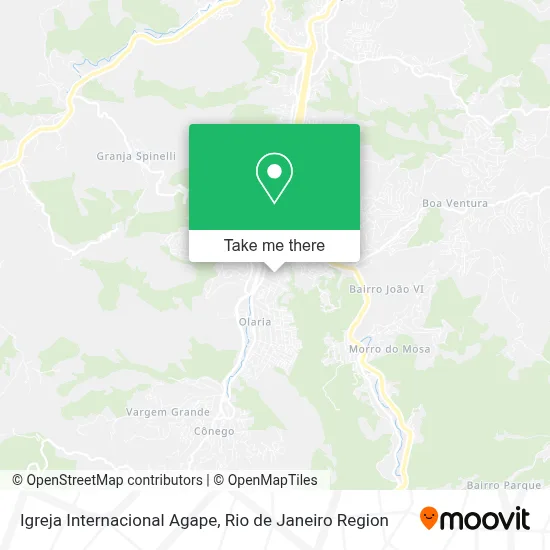 Igreja Internacional Agape map