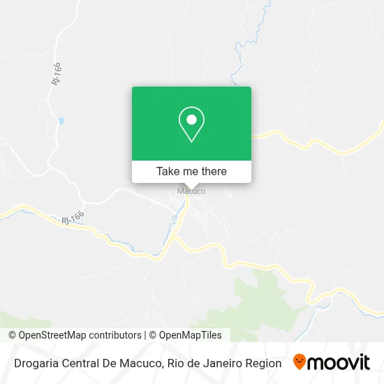 Drogaria Central De Macuco map