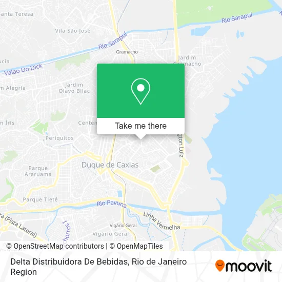 Delta Distribuidora De Bebidas map