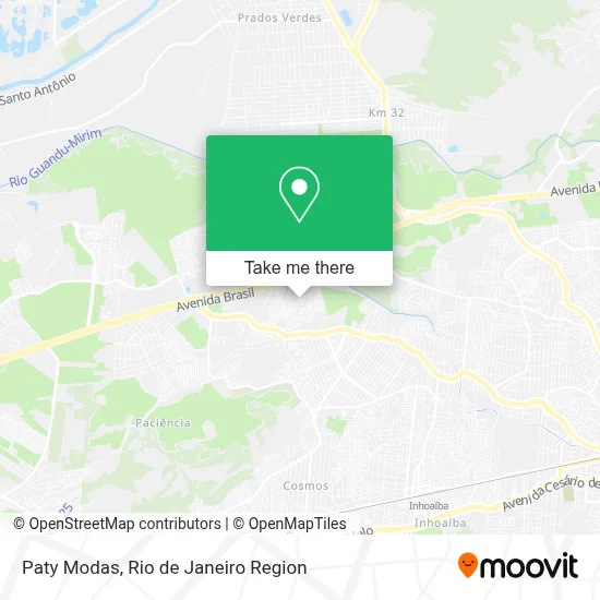Paty Modas map