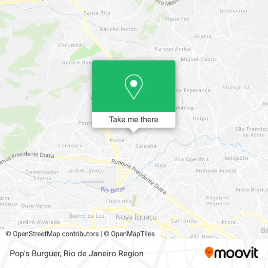 Pop's Burguer map
