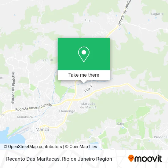 Recanto Das Maritacas map