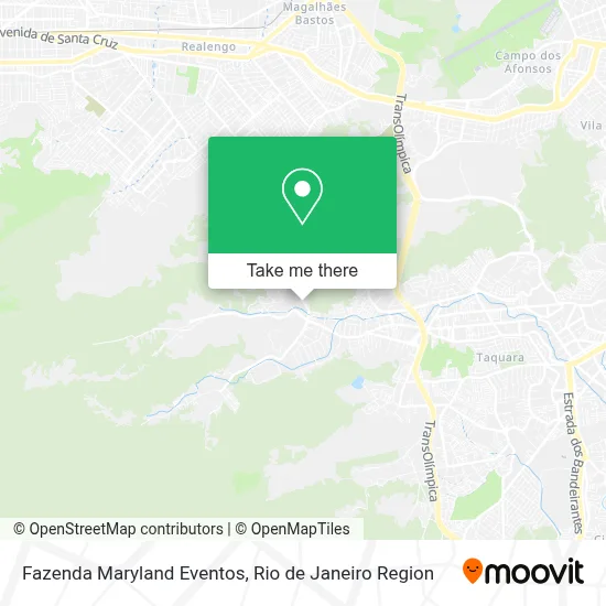 Fazenda Maryland Eventos map