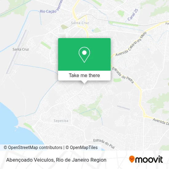 Abençoado Veiculos map
