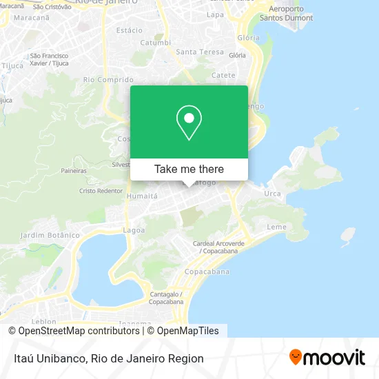 Itaú Unibanco map