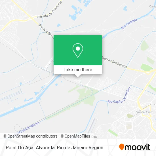Point Do Açaí Alvorada map