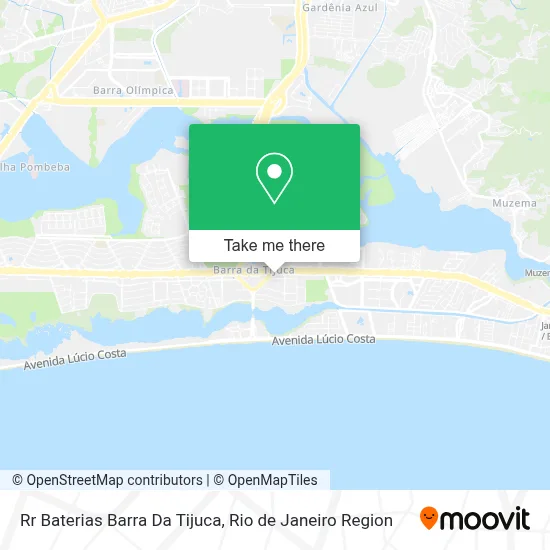 Rr Baterias Barra Da Tijuca map