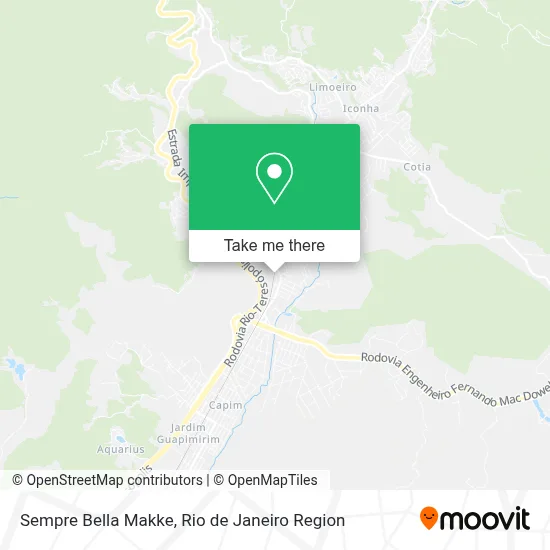 Sempre Bella Makke map