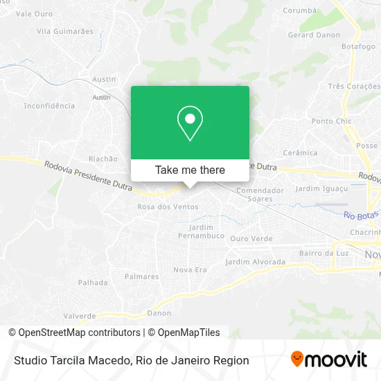 Studio Tarcila Macedo map