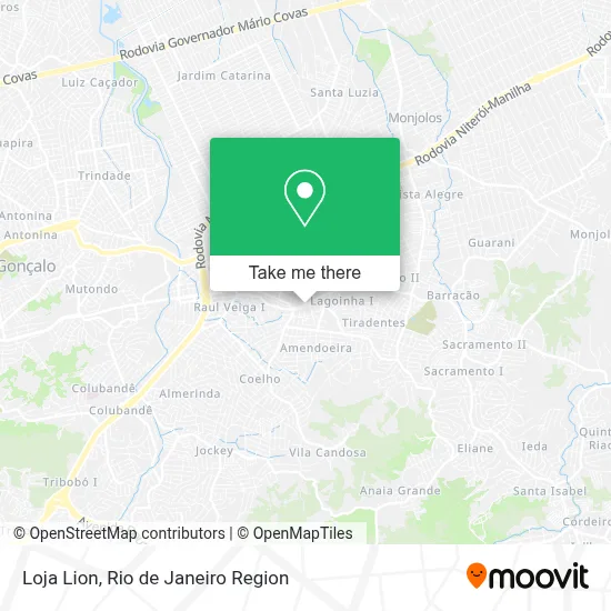 Loja Lion map