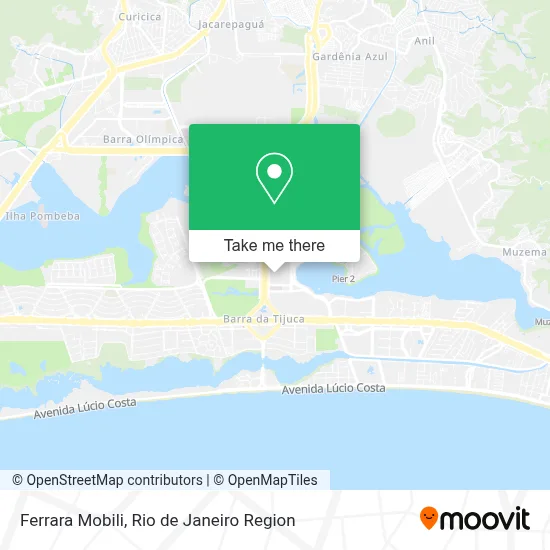 Ferrara Mobili map