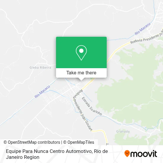 Equipe Para Nunca Centro Automotivo map