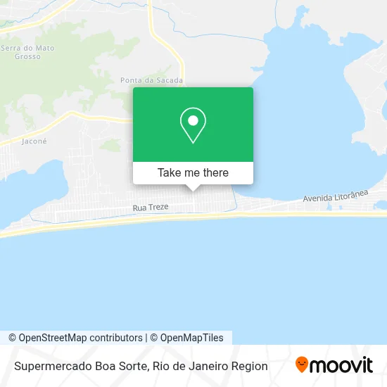 Supermercado Boa Sorte map