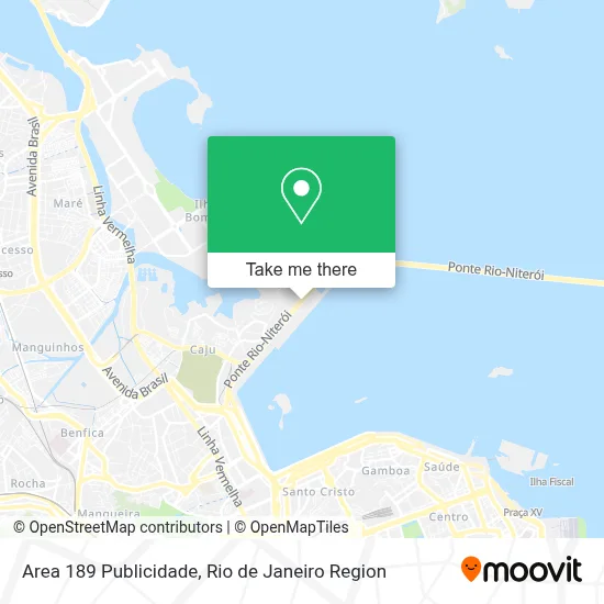 Area 189 Publicidade map