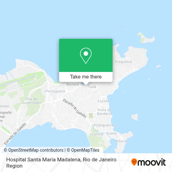 Hospital Santa Maria Madalena map