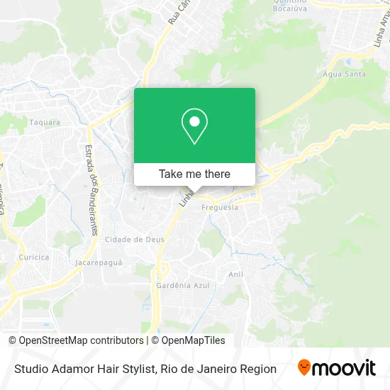 Studio Adamor Hair Stylist map