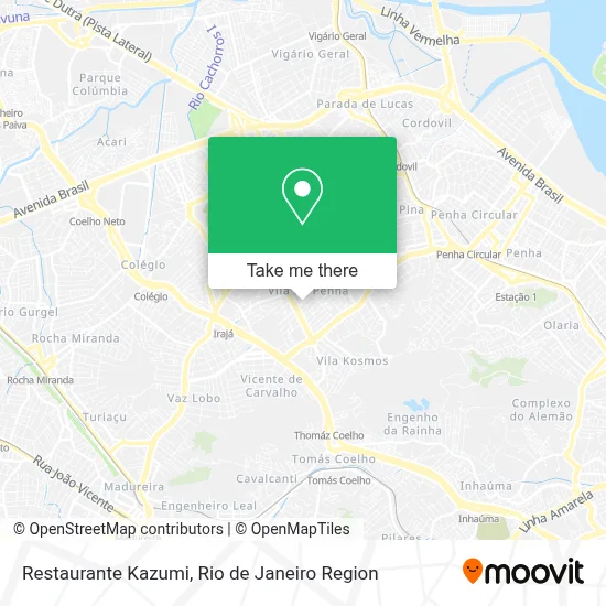 Restaurante Kazumi map