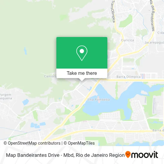 Map Bandeirantes Drive - Mbd map