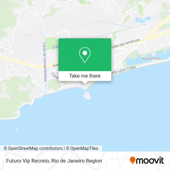 Futuro Vip Recreio map