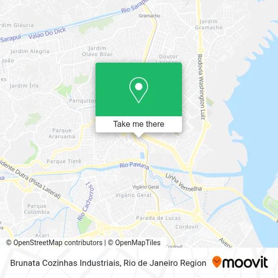 Brunata Cozinhas Industriais map