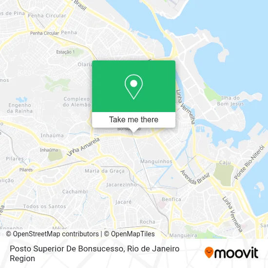 Posto Superior De Bonsucesso map